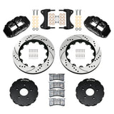 Wilwood 14-19 Chevrolet Corvette C7 Forged Narrow Superlite 6R Front BBK - 14.00 Rotor SRP - Black