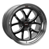 Weld S76 18x8 / 5x115 BP / 5.1in. BS Black Wheel (3.18 ID High Pad)