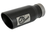 afe MACH Force-Xp Universal Exhaust Tip 4 IN Inlet x 5 IN Outlet x 12 IN L