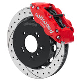 Wilwood 99-02 Nissan Skyline Superlite 6R Front BBK w/ 12.88in D/S Rotors & Flexlines - Red