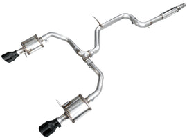 AWE 22-25 Volkswagen Jetta GLI Touring Edition Exhaust - Diamond Black Tips