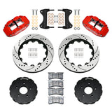Wilwood 14-19 Chevrolet Corvette C7 Forged Narrow Superlite 6R Front BBK - 14.00 Rotor SRP - Red