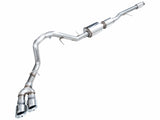 AWE Tuning 2021+ GMC Suburban/Yukon XL 5.3L 0FG Side Exit Catback Exhaust - Chrome Silver Tips