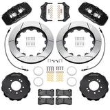 Wilwood 89-98 Nissan 240SX/89-94 Skyline/90-96 300ZX Aerolite 6R Fr BBK w/ 14in SLT Rotors - Black