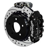 Wilwood 88-98 GM C1500 Superlite Rear Elec. Parking Brake Kit 12.88in SRP Rotor 3.25in Offset - Blk