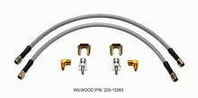 Load image into Gallery viewer, Wilwood Flexline Kit 18inch M10x1.50 IF 1/8-27 NPT 90 Degree