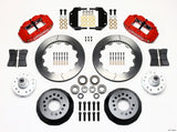 Wilwood Narrow Superlite 6R Front Hub Kit 12.88in Red Magnum Force Drop Spindle