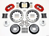 Wilwood Narrow Superlite 6R Front Hub Kit 12.88in Drill Red Magnum Force Drop Spindle