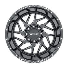 Load image into Gallery viewer, Weld Off-Road W117 20X10 Fulcrum 8X180 ET13 BS6.00 Gloss Black MIL 124.3
