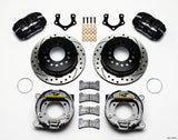 Wilwood Dynapro Low-Profile 11.00in P-Brake Kit Drilled Mopar/Dana 2.50in Off w/Snap Ring Bearing