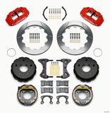 Wilwood Narrow Superlite 4R Rear P-Brk Kit 12.88in Red Small Ford 2.36in Off Bronco 5 x 5.50