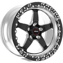 Load image into Gallery viewer, Weld S71 17x10 / 5x5 BP / 7.2in. BS 43mm O/S Black Wheel (High Pad) - Single Beadlock