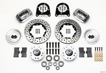 Load image into Gallery viewer, Wilwood Forged Dynalite Front Kit 11.00in Drill-Polished 37-48 Ford Psgr. Car Spindle