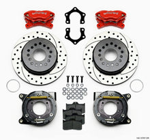 Load image into Gallery viewer, Wilwood Forged Dynalite P/S Park Brake Kit Drilled Red Mopar/Dana 2.50in Off w/Snap Ring Bearing