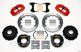 Wilwood Narrow Superlite 4R Rear P-Brk Kit 12.88in Red Ford 8.8 w/2.5in Offset-5 Lug
